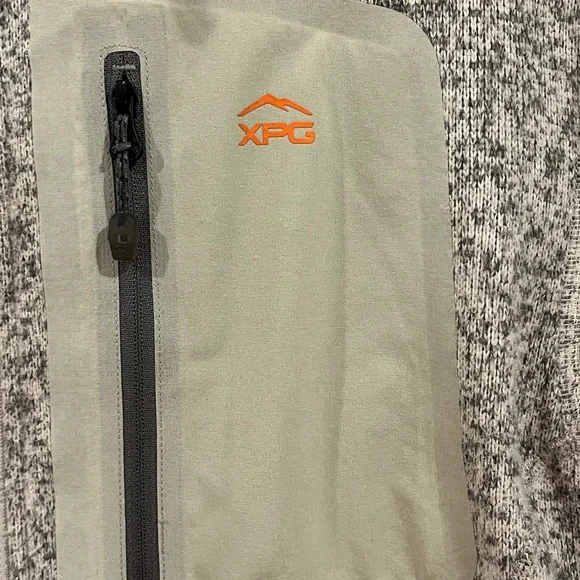 Cabela's XPG Jacket Men's L Gray Crème Extreme Performance Gear Full Zip Fleece - Picture 3 of 6